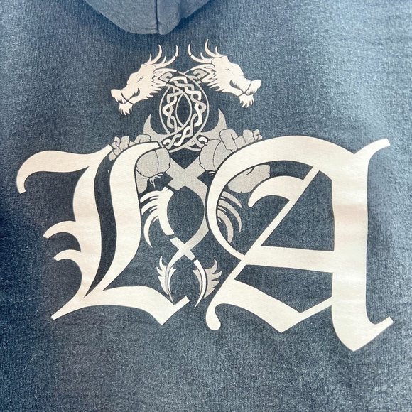 Hanes Ultimate Cotton Medium Black LA Hoodie LA Premiering September 6 2009 - Picture 4 of 8